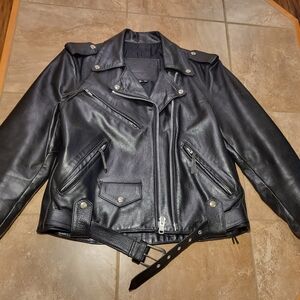 Harley-Davidson Leather Motorcycle Jacket Women's Size M